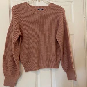 Pink sweater